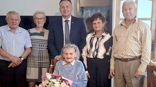 101. urodziny najstarszej mieszkanki gminy Maciejowice
