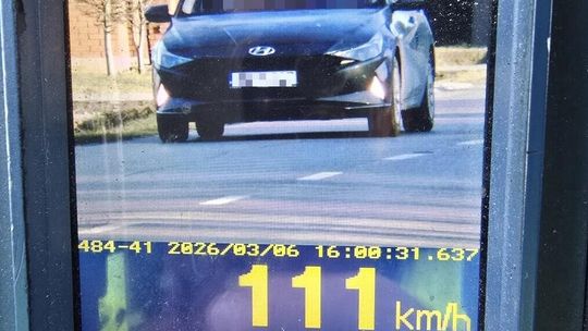 29-latek stracił prawo jazdy. Jechał 111 km/h w terenie zabudowanym 29-latek stracił prawo jazdy. Jechał 111 km/h w terenie zabudowanym