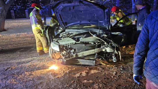 3,2 promila na ul. Lubelskiej. Pijany kierowca audi spowodował kolizję i próbował uciec