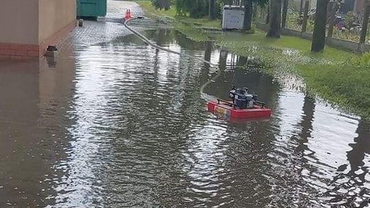 30 wyjazdów do podtopień