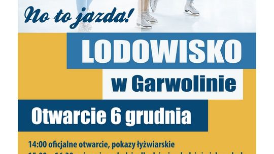 6 grudnia startuje lodowisko w Garwolinie