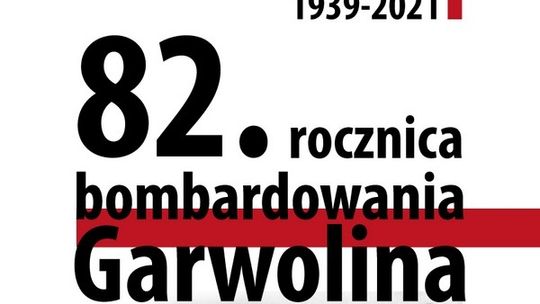 82. rocznica bombardowania Garwolina