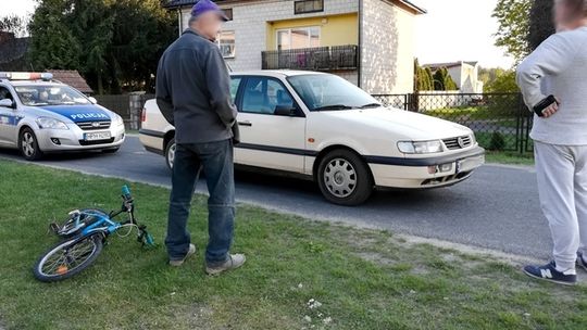 9-latek wjechał pod samochód