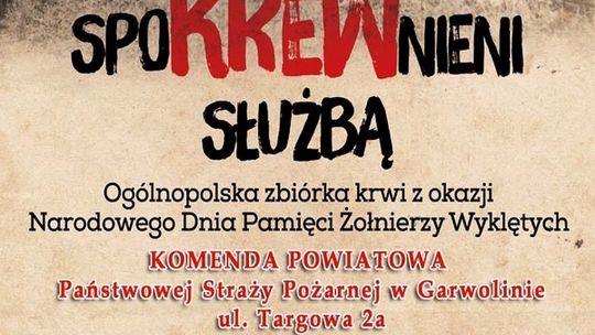 Akcja krwiodawstwa ? ?Spokrewnieni służbą?