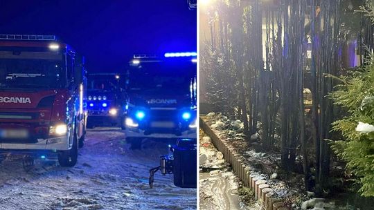 Alarm w Woli Rębkowskiej. Zgłoszono pożar domu, paliły się tuje