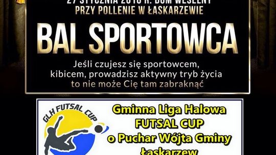 Bal Sportowca na zakończenie Gminnej Ligi Halowej. Trwają zapisy