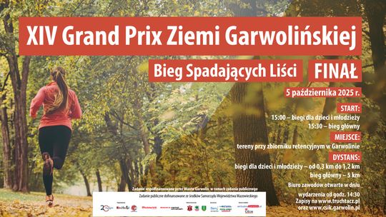 Bieg Spadających Liści – pobiegnij w finale Grand Prix Ziemi Garwolińskiej