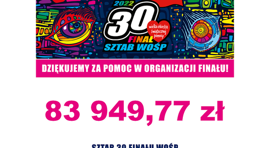 Blisko 84 tys. zł dla WOŚP z Garwolina!