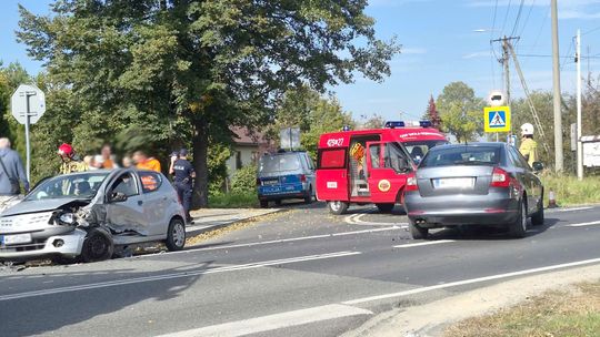 Czołówka na drodze krajowej. W akcji LPR