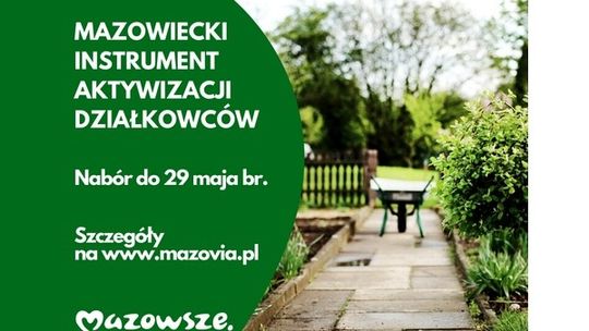 Dobre wiadomości dla działkowców. Ruszył #MIAD2020