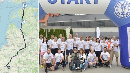 Dotarli do Tallina! Biegacze ze Stopki Pilawa pokonali ponad 1150 kilometrów