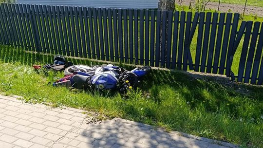 Dwa wypadki z udziałem motocyklistów. Apel policji