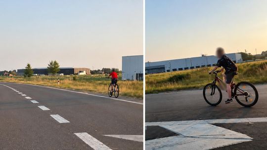 Dzieci na rowerach na drodze ekspresowej. Niebezpieczna wyprawa dwóch chłopców