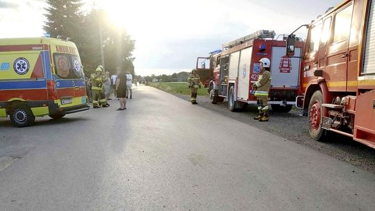 Dziecko wyjechało z bramy prosto pod auto