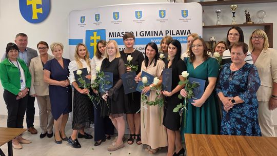 Dziesięć nauczycielek z gminy Pilawa z awansem