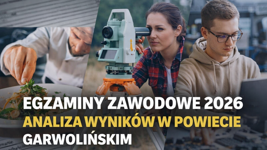 Egzaminy zawodowe 2026 w powiecie garwolińskim. Jak wypadły nasze szkoły?