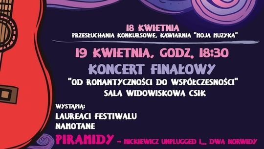 Festiwal ?A źródło wciąż bije?. Gośćmi będą: Namotane i Piramidy