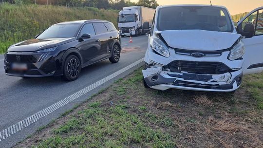 Ford wjechał w peugeota