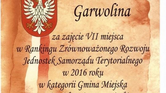 Garwolin nagrodzony za dynamiczny rozwój