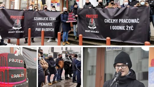 Garwolin włączył się w protest branży weselnej [wideo]