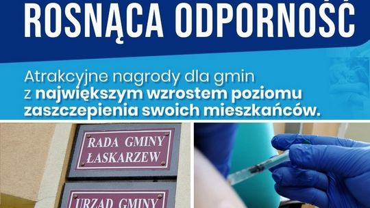 Gm. Łaskarzew: Milion za największy wzrost zaszczepionych