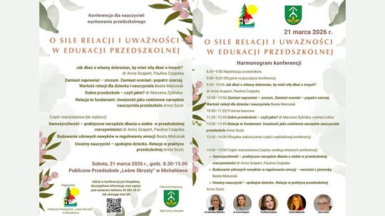 Gminna Konferencja dla Nauczycieli Wychowania Przedszkolnego Gminna Konferencja dla Nauczycieli Wychowania Przedszkolnego