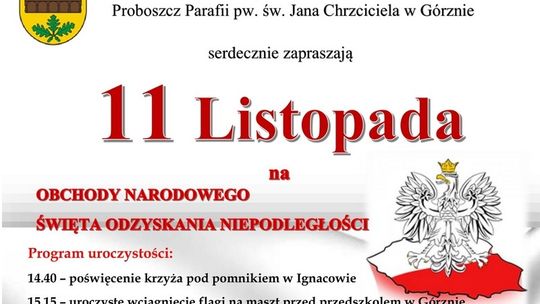 Górzno świętuje niepodległość!