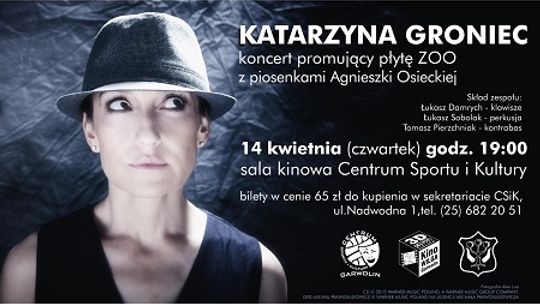 Groniec śpiewa Osiecką ? koncert w CSiK