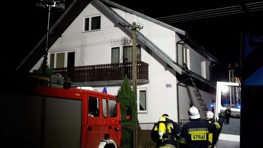 Groźny pożar w gminie Maciejowice