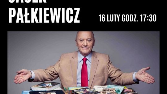 Jacek Pałkiewicz w bibliotece