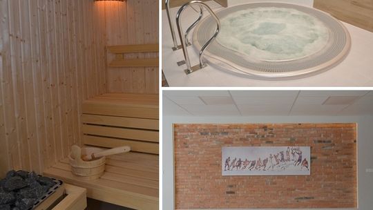 Jacuzzi i sauna w Miętnem