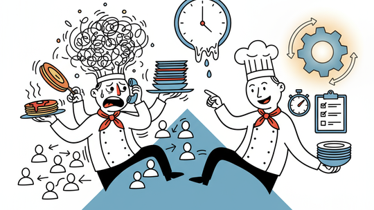 Jak nie zwariować w godzinach szczytu? Sekrety sprawnej organizacji w gastronomii