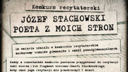 Józef Stachowski ? poeta z moich stron