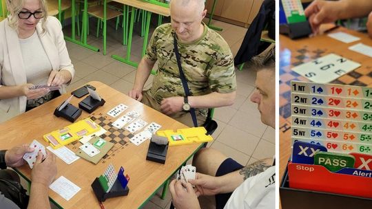 Karty rozdane! Brydżyści walczyli o Puchar Burmistrza