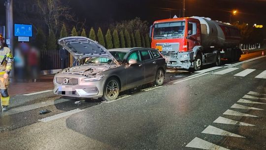 Kierowco! Zachowaj odstęp. Kolizja w Żelechowie Kierowco! Zachowaj odstęp. Kolizja w Żelechowie