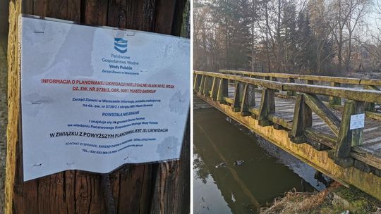 Kładka nad Wilga do likwidacji. Mieszkańcy przeciwni Kładka nad Wilga do likwidacji. Mieszkańcy przeciwni