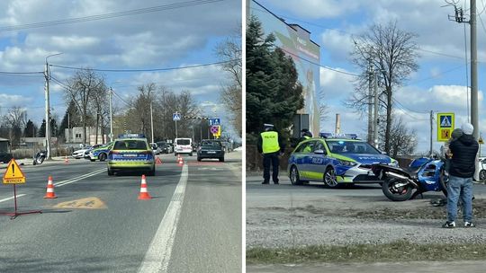 Kolejne groźne zdarzenie z udziałem jednośladu