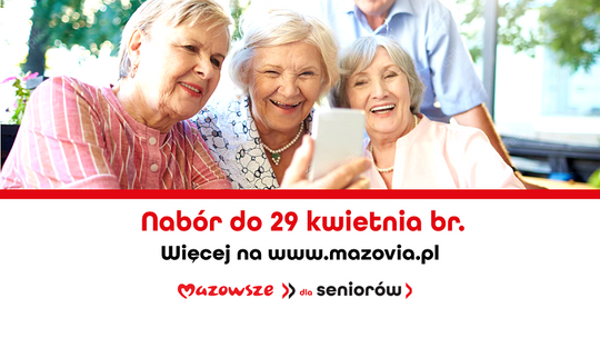 Kolejny program samorządu Mazowsza. Tym razem dla seniorów!