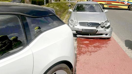 Kolizja na Kościuszki. Mandat dla sprawcy