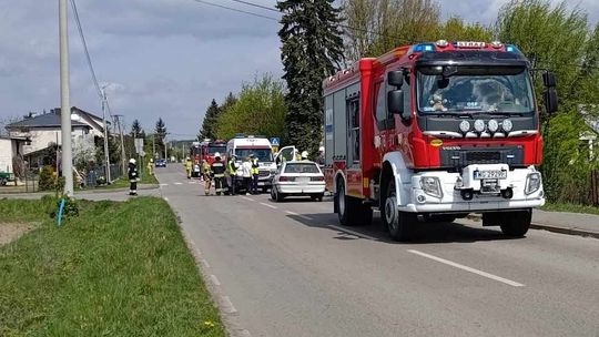 Kolizje z udziałem wózka oraz roweru