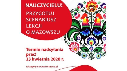 Konkurs na lekcje o Mazowszu