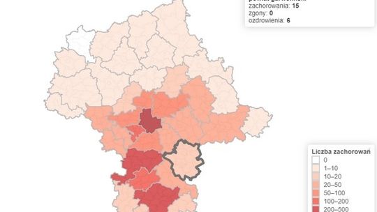 #Koronawirus. Interaktywna mapa Mazowsza