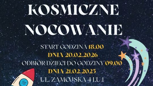 Kosmiczne Nocowanie w Garwolinie Kosmiczne Nocowanie w Garwolinie