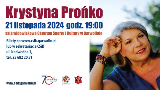 Krystyna Prońko na scenie CSiK