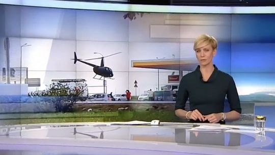 Lądowanie w Garwolinie w Faktach TVN i w prokuraturze