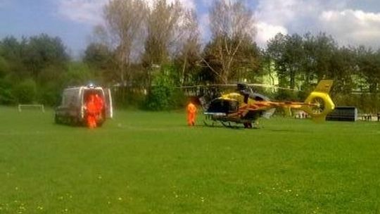 Łaskarzew: Potrącony 9-latek zabrany helikopterem