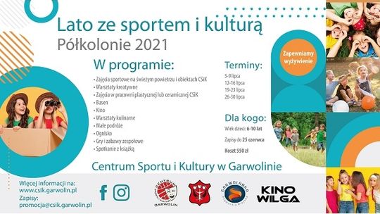 Lato ze sportem i kulturą. Półkolonie z CSiK