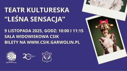 “Leśna Sensacja”, czyli teatr dla dzieci