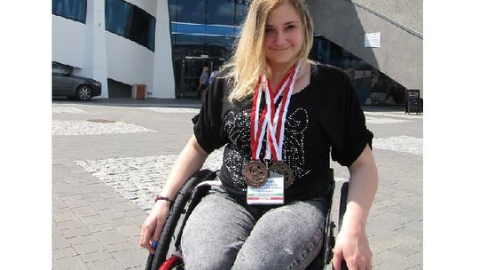 Małgorzata Grzegrzółka z mistrzowskimi medalami