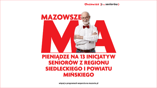 Mazowsze wspiera seniorów z powiatu garwolińskiego
